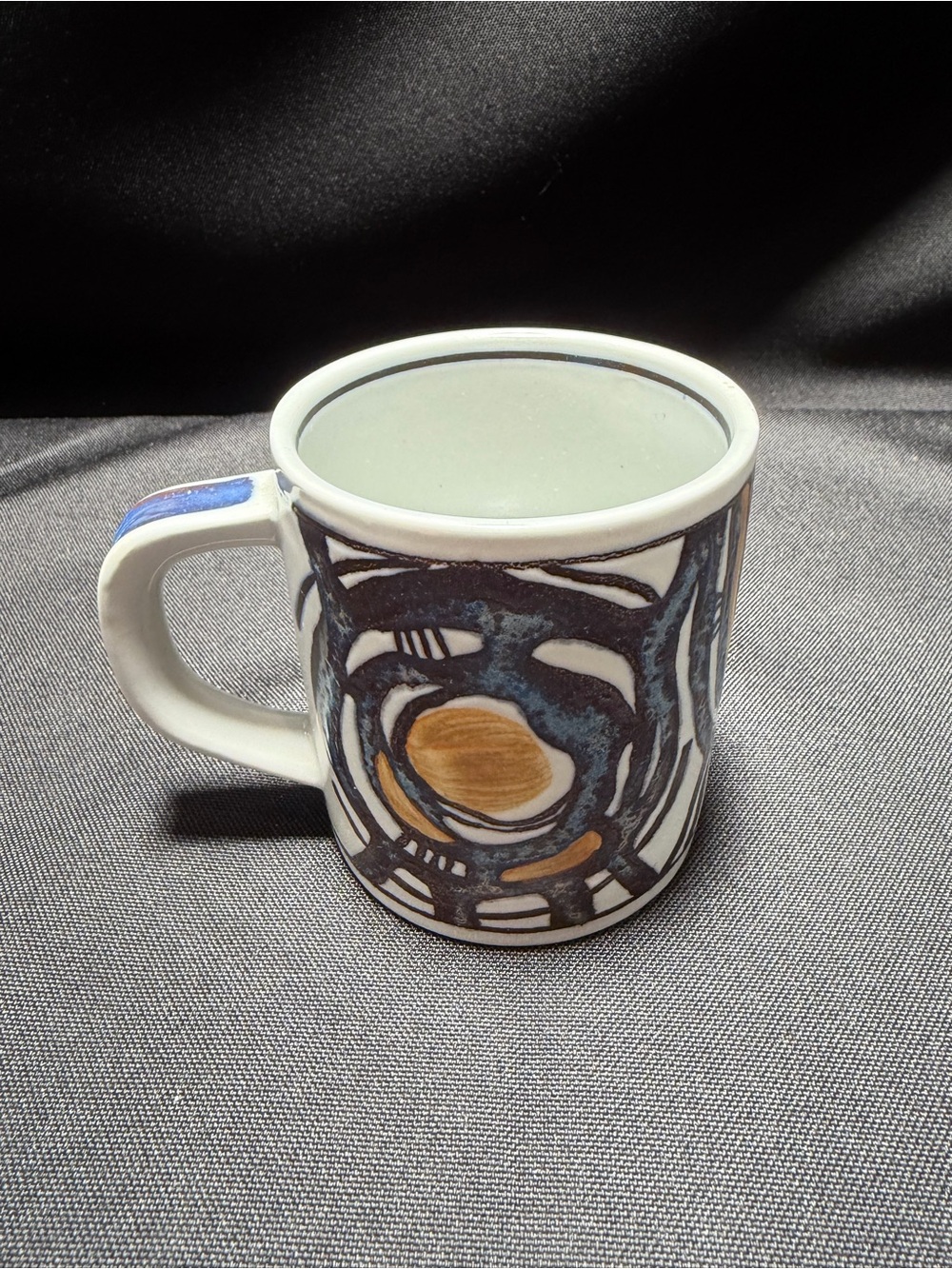 VINTAGE 1973 Royal Copenhagen Fajance  Denmark Annual Mug Cup  by Gerd Hiort